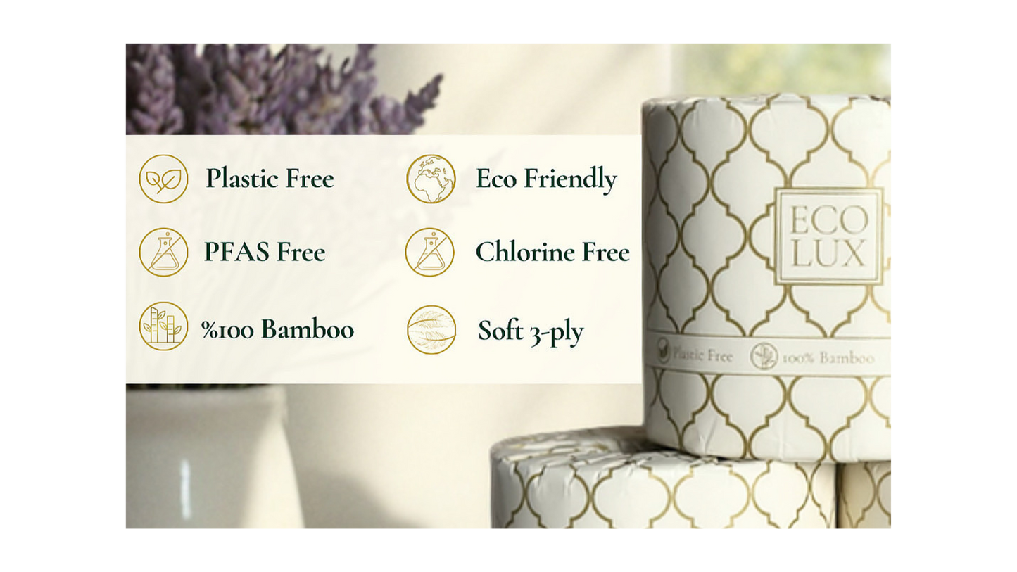 Premium Bamboo Toxic-Free Toilet Paper 40 pack