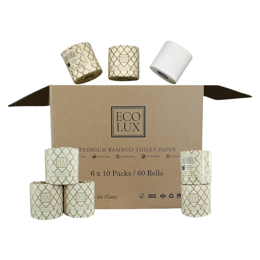 Premium Bamboo Toxic-Free Toilet Paper 60 Pack