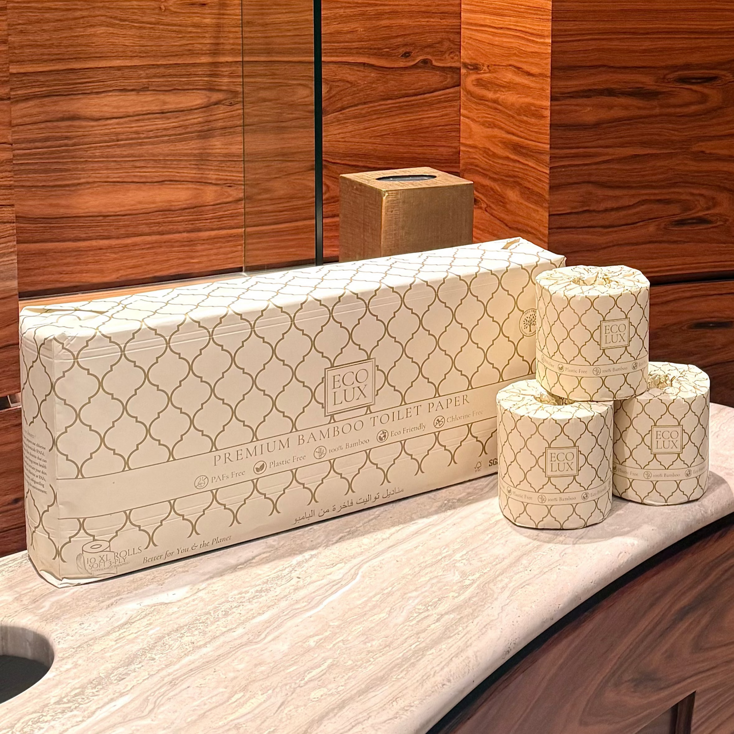 Premium Bamboo Toilet Paper 10 Pack